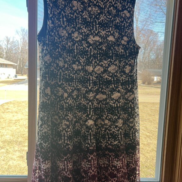 Black and Purple Ombre Plus Size Dress - Picture 1 of 4